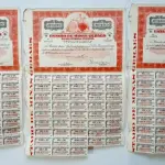 01 LOTE COM 6 APÓLICES DIVERSAS. (NO ESTADO) ATENÇÃO! FAZER A VISITAÇÃO ANTES DE ARREMATAR, NÃO SABEMOS SE FUNCIONA, LEILÃO NÃO TEM GARANTIA E NEM DEVOLUÇÃO, SUJEITO A POSSÍVEIS AVARIAS VISÍVEIS/OCULTAS E/OU AUSÊNCIA DE COMPONENTES.