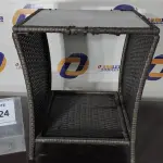 01 MESA DE CANTO DE JARDIM. (NO ESTADO EM QUE SE ENCONTRA. SUJEITO A AVARIAS OCULTAS/VISÍVEIS.) BH1671E