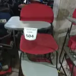 14 CADEIRAS UNIVERSITÁRIAS. (NO ESTADO) ATENÇÃO! FAZER A VISITAÇÃO ANTES DE ARREMATAR, NÃO SABEMOS SE FUNCIONA, LEILÃO NÃO TEM GARANTIA E NEM DEVOLUÇÃO, SUJEITO A POSSÍVEIS AVARIAS VISÍVEIS/OCULTAS E/OU AUSÊNCIA DE COMPONENTES.