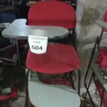 14 CADEIRAS UNIVERSITÁRIAS. (NO ESTADO) ATENÇÃO! FAZER A VISITAÇÃO ANTES DE ARREMATAR, NÃO SABEMOS SE FUNCIONA, LEILÃO NÃO TEM GARANTIA E NEM DEVOLUÇÃO, SUJEITO A POSSÍVEIS AVARIAS VISÍVEIS/OCULTAS E/OU AUSÊNCIA DE COMPONENTES.