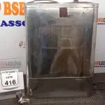 01 CAFETEIRA INDUSTRIAL EM INOX. (NO ESTADO) ATENÇÃO! FAZER A VISITAÇÃO ANTES DE ARREMATAR, NÃO SABEMOS SE FUNCIONA, LEILÃO NÃO TEM GARANTIA E NEM DEVOLUÇÃO, SUJEITO A POSSÍVEIS AVARIAS VISÍVEIS/OCULTAS E/OU AUSÊNCIA DE COMPONENTES.