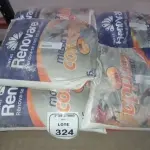 05 PACOTES DE MASSA CORRIDA 15KG CADA MARCA RENOVARE. (NO ESTADO) ATENÇÃO! FAZER A VISITAÇÃO ANTES DE ARREMATAR, NÃO SABEMOS SE FUNCIONA, LEILÃO NÃO TEM GARANTIA E NEM DEVOLUÇÃO, SUJEITO A POSSÍVEIS AVARIAS VISÍVEIS/OCULTAS E/OU AUSÊNCIA DE COMPONENTES.