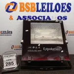 01 REFLETOR 400W MARCA EXPOLUMEN. (NO ESTADO) ATENÇÃO! FAZER A VISITAÇÃO ANTES DE ARREMATAR, NÃO SABEMOS SE FUNCIONA, LEILÃO NÃO TEM GARANTIA E NEM DEVOLUÇÃO, SUJEITO A POSSÍVEIS AVARIAS VISÍVEIS/OCULTAS E/OU AUSÊNCIA DE COMPONENTES.