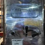 01 CAFETEIRA INDUSTRIAL EM INOX. (NO ESTADO) ATENÇÃO! FAZER A VISITAÇÃO ANTES DE ARREMATAR, NÃO SABEMOS SE FUNCIONA, LEILÃO NÃO TEM GARANTIA E NEM DEVOLUÇÃO, SUJEITO A POSSÍVEIS AVARIAS VISÍVEIS/OCULTAS E/OU AUSÊNCIA DE COMPONENTES.