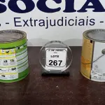 01 LATA DE TINTA ACRÍLICA STANDARD FOSCO 3,6L INTERIOR/EXTERIOR MARCA GLASURIT E 01 LATA DE TINTA ACRÍLICA FOSCO CAMURÇA 3,6L INTERIOR/EXTERIOR MARCA GLASURIT. (NO ESTADO) ATENÇÃO! FAZER A VISITAÇÃO ANTES DE ARREMATAR, NÃO SABEMOS SE FUNCIONA, LEILÃO NÃO TEM GARANTIA E NEM DEVOLUÇÃO, SUJEITO A POSSÍVEIS AVARIAS VISÍVEIS/OCULTAS E/OU AUSÊNCIA DE COMPONENTES.