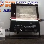 01 REFLETOR 400W MARCA EXPOLUMEN. (NO ESTADO) ATENÇÃO! FAZER A VISITAÇÃO ANTES DE ARREMATAR, NÃO SABEMOS SE FUNCIONA, LEILÃO NÃO TEM GARANTIA E NEM DEVOLUÇÃO, SUJEITO A POSSÍVEIS AVARIAS VISÍVEIS/OCULTAS E/OU AUSÊNCIA DE COMPONENTES.