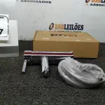 01 TORNEIRA MISTURADOR MARCA PRIZI COM ACESSÓRIOS. (NO ESTADO) ATENÇÃO! FAZER A VISITAÇÃO ANTES DE ARREMATAR, NÃO SABEMOS SE FUNCIONA, LEILÃO NÃO TEM GARANTIA E NEM DEVOLUÇÃO, SUJEITO A POSSÍVEIS AVARIAS VISÍVEIS/OCULTAS E/OU AUSÊNCIA DE COMPONENTES.