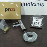 01 TORNEIRA MISTURADOR MARCA PRIZI COM ACESSÓRIOS. (NO ESTADO) ATENÇÃO! FAZER A VISITAÇÃO ANTES DE ARREMATAR, NÃO SABEMOS SE FUNCIONA, LEILÃO NÃO TEM GARANTIA E NEM DEVOLUÇÃO, SUJEITO A POSSÍVEIS AVARIAS VISÍVEIS/OCULTAS E/OU AUSÊNCIA DE COMPONENTES.