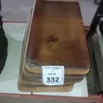 20 PLACAS DE MADEIRA. (NO ESTADO) ATENÇÃO! FAZER A VISITAÇÃO ANTES DE ARREMATAR, NÃO SABEMOS SE FUNCIONA, LEILÃO NÃO TEM GARANTIA E NEM DEVOLUÇÃO, SUJEITO A POSSÍVEIS AVARIAS VISÍVEIS/OCULTAS E/OU AUSÊNCIA DE COMPONENTES.