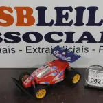 01 CARRINHO DE CORRIDA DE BRINQUEDO. (NO ESTADO) ATENÇÃO! FAZER A VISITAÇÃO ANTES DE ARREMATAR, NÃO SABEMOS SE FUNCIONA, LEILÃO NÃO TEM GARANTIA E NEM DEVOLUÇÃO, SUJEITO A POSSÍVEIS AVARIAS VISÍVEIS/OCULTAS E/OU AUSÊNCIA DE COMPONENTES.