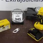 01 CHAVE IMPACTO 21V COM CARREGADOR USB MARCA BOMVINK (NOVO). (NO ESTADO) ATENÇÃO! FAZER A VISITAÇÃO ANTES DE ARREMATAR, NÃO SABEMOS SE FUNCIONA, LEILÃO NÃO TEM GARANTIA E NEM DEVOLUÇÃO, SUJEITO A POSSÍVEIS AVARIAS VISÍVEIS/OCULTAS E/OU AUSÊNCIA DE COMPONENTES.