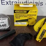 01 SOPRADOR E ASPIRADOR ELÉTRICO 700W 220V (NOVO). (NO ESTADO) ATENÇÃO! FAZER A VISITAÇÃO ANTES DE ARREMATAR, NÃO SABEMOS SE FUNCIONA, LEILÃO NÃO TEM GARANTIA E NEM DEVOLUÇÃO, SUJEITO A POSSÍVEIS AVARIAS VISÍVEIS/OCULTAS E/OU AUSÊNCIA DE COMPONENTES.