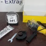 01 ESMERILHADEIRA ANGULAR 220V (NOVO). (NO ESTADO) ATENÇÃO! FAZER A VISITAÇÃO ANTES DE ARREMATAR, NÃO SABEMOS SE FUNCIONA, LEILÃO NÃO TEM GARANTIA E NEM DEVOLUÇÃO, SUJEITO A POSSÍVEIS AVARIAS VISÍVEIS/OCULTAS E/OU AUSÊNCIA DE COMPONENTES.