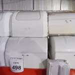 09 DISPENSES DE PAPEL. (NO ESTADO) ATENÇÃO! FAZER A VISITAÇÃO ANTES DE ARREMATAR, NÃO SABEMOS SE FUNCIONA, LEILÃO NÃO TEM GARANTIA E NEM DEVOLUÇÃO, SUJEITO A POSSÍVEIS AVARIAS VISÍVEIS/OCULTAS E/OU AUSÊNCIA DE COMPONENTES.