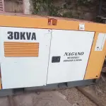 01 GERADOR MODELO ND3000ES3 A DIESEL 30KVA MARCA NAGANO. (NO ESTADO) ATENÇÃO! FAZER A VISITAÇÃO ANTES DE ARREMATAR, NÃO SABEMOS SE FUNCIONA, LEILÃO NÃO TEM GARANTIA E NEM DEVOLUÇÃO, SUJEITO A POSSÍVEIS AVARIAS VISÍVEIS/OCULTAS E/OU AUSÊNCIA DE COMPONENTES.