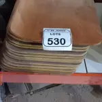 20 PLACAS DE MADEIRA. (NO ESTADO) ATENÇÃO! FAZER A VISITAÇÃO ANTES DE ARREMATAR, NÃO SABEMOS SE FUNCIONA, LEILÃO NÃO TEM GARANTIA E NEM DEVOLUÇÃO, SUJEITO A POSSÍVEIS AVARIAS VISÍVEIS/OCULTAS E/OU AUSÊNCIA DE COMPONENTES.