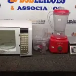 01 MICRO-ONDAS 220V MARCA ELECTROLUX, 01 BALANÇA MARCA MAGNA E 01 LIQUIDIFICADOR/PROCESSADOR 220V MARCA BRITÂNIA. (NO ESTADO) ATENÇÃO! FAZER A VISITAÇÃO ANTES DE ARREMATAR, NÃO SABEMOS SE FUNCIONA, LEILÃO NÃO TEM GARANTIA E NEM DEVOLUÇÃO, SUJEITO A POSSÍVEIS AVARIAS VISÍVEIS/OCULTAS E/OU AUSÊNCIA DE COMPONENTES.