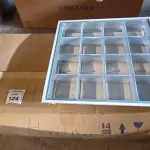 06 LUMINÁRIAS DE EMBUTIR PARA LÂMPADAS COM REATORES. (NO ESTADO) ATENÇÃO! FAZER A VISITAÇÃO ANTES DE ARREMATAR, NÃO SABEMOS SE FUNCIONA, LEILÃO NÃO TEM GARANTIA E NEM DEVOLUÇÃO, SUJEITO A POSSÍVEIS AVARIAS VISÍVEIS/OCULTAS E/OU AUSÊNCIA DE COMPONENTES.