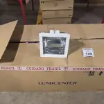 20 LUMINÁRIAS SPOT DE EMBUTIR QUADRADO. (NO ESTADO) ATENÇÃO! FAZER A VISITAÇÃO ANTES DE ARREMATAR, NÃO SABEMOS SE FUNCIONA, LEILÃO NÃO TEM GARANTIA E NEM DEVOLUÇÃO, SUJEITO A POSSÍVEIS AVARIAS VISÍVEIS/OCULTAS E/OU AUSÊNCIA DE COMPONENTES.