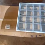 06 LUMINÁRIAS DE EMBUTIR PARA LÂMPADAS COM REATORES. (NO ESTADO) ATENÇÃO! FAZER A VISITAÇÃO ANTES DE ARREMATAR, NÃO SABEMOS SE FUNCIONA, LEILÃO NÃO TEM GARANTIA E NEM DEVOLUÇÃO, SUJEITO A POSSÍVEIS AVARIAS VISÍVEIS/OCULTAS E/OU AUSÊNCIA DE COMPONENTES.