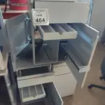 03 ARMÁRIOS PARA CPU COM 01 PORTA E 01 GAVETA. (NO ESTADO) ATENÇÃO! FAZER A VISITAÇÃO ANTES DE ARREMATAR, NÃO SABEMOS SE FUNCIONA, LEILÃO NÃO TEM GARANTIA E NEM DEVOLUÇÃO, SUJEITO A POSSÍVEIS AVARIAS VISÍVEIS/OCULTAS E/OU AUSÊNCIA DE COMPONENTES.