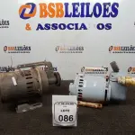 02 MOTORES ELÉTRICOS. (NO ESTADO) ATENÇÃO! FAZER A VISITAÇÃO ANTES DE ARREMATAR, NÃO SABEMOS SE FUNCIONA, LEILÃO NÃO TEM GARANTIA E NEM DEVOLUÇÃO, SUJEITO A POSSÍVEIS AVARIAS VISÍVEIS/OCULTAS E/OU AUSÊNCIA DE COMPONENTES.