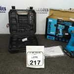 01 FURADEIRA 220V MARCA TSSAPER E 01 PARAFUSADEIRA INCOMPLETO COM JOGO DE BITS E CASE MARCA WAP. (NO ESTADO) ATENÇÃO! FAZER A VISITAÇÃO ANTES DE ARREMATAR, NÃO SABEMOS SE FUNCIONA, LEILÃO NÃO TEM GARANTIA E NEM DEVOLUÇÃO, SUJEITO A POSSÍVEIS AVARIAS VISÍVEIS/OCULTAS E/OU AUSÊNCIA DE COMPONENTES.