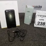 01 SMARTFONE MODELO K10 MARCA LG. (NO ESTADO) ATENÇÃO! FAZER A VISITAÇÃO ANTES DE ARREMATAR, NÃO SABEMOS SE FUNCIONA, LEILÃO NÃO TEM GARANTIA E NEM DEVOLUÇÃO, SUJEITO A POSSÍVEIS AVARIAS VISÍVEIS/OCULTAS E/OU AUSÊNCIA DE COMPONENTES.