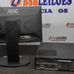 01 MONITOR MARCA AOC E 01 CPU MARCA ITAUTEC . (NO ESTADO) ATENÇÃO! FAZER A VISITAÇÃO ANTES DE ARREMATAR, NÃO SABEMOS SE FUNCIONA, LEILÃO NÃO TEM GARANTIA E NEM DEVOLUÇÃO, SUJEITO A POSSÍVEIS AVARIAS VISÍVEIS/OCULTAS E/OU AUSÊNCIA DE COMPONENTES.