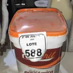 01 BALDE DE TINTA ECONÔMICA 16L NA COR BRANCO NEVE MARCA RENOCRIL. (NO ESTADO) ATENÇÃO! FAZER A VISITAÇÃO ANTES DE ARREMATAR, NÃO SABEMOS SE FUNCIONA, LEILÃO NÃO TEM GARANTIA E NEM DEVOLUÇÃO, SUJEITO A POSSÍVEIS AVARIAS VISÍVEIS/OCULTAS E/OU AUSÊNCIA DE COMPONENTES.