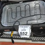 01 CHURRASQUEIRA ELÉTRICA, 01 TORRADEIRA, 01 CAFETEIRA E 01 PANELA ELÉTRICA PARA RETIRADA DE PEÇAS. (NO ESTADO) ATENÇÃO! FAZER A VISITAÇÃO ANTES DE ARREMATAR, NÃO SABEMOS SE FUNCIONA, LEILÃO NÃO TEM GARANTIA E NEM DEVOLUÇÃO, SUJEITO A POSSÍVEIS AVARIAS VISÍVEIS/OCULTAS E/OU AUSÊNCIA DE COMPONENTES.