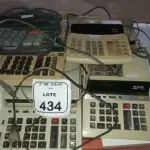 07 CALCULADORAS COMERCIAIS. (NO ESTADO) ATENÇÃO! FAZER A VISITAÇÃO ANTES DE ARREMATAR, NÃO SABEMOS SE FUNCIONA, LEILÃO NÃO TEM GARANTIA E NEM DEVOLUÇÃO, SUJEITO A POSSÍVEIS AVARIAS VISÍVEIS/OCULTAS E/OU AUSÊNCIA DE COMPONENTES.