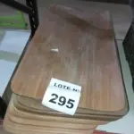 20 PLACAS DE MADEIRA. (NO ESTADO) ATENÇÃO! FAZER A VISITAÇÃO ANTES DE ARREMATAR, NÃO SABEMOS SE FUNCIONA, LEILÃO NÃO TEM GARANTIA E NEM DEVOLUÇÃO, SUJEITO A POSSÍVEIS AVARIAS VISÍVEIS/OCULTAS E/OU AUSÊNCIA DE COMPONENTES.