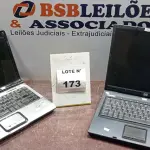  02 NOTEBOOKS HP SEM FONTE. (NO ESTADO, NÃO SABEMOS SE FUNCIONA. LEILÃO NÃO TEM GARANTIA E NEM DEVOLUÇÃO, SUJEITO A POSSÍVEIS AVARIAS VISÍVEIS/OCULTAS E/OU AUSÊNCIA DE COMPONENTES)