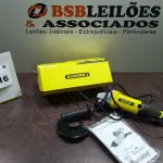 01 ESMERILHADEIRA ANGULAR 220V (NOVO). (NO ESTADO) ATENÇÃO! FAZER A VISITAÇÃO ANTES DE ARREMATAR, NÃO SABEMOS SE FUNCIONA, LEILÃO NÃO TEM GARANTIA E NEM DEVOLUÇÃO, SUJEITO A POSSÍVEIS AVARIAS VISÍVEIS/OCULTAS E/OU AUSÊNCIA DE COMPONENTES.