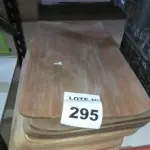 20 PLACAS DE MADEIRA. (NO ESTADO) ATENÇÃO! FAZER A VISITAÇÃO ANTES DE ARREMATAR, NÃO SABEMOS SE FUNCIONA, LEILÃO NÃO TEM GARANTIA E NEM DEVOLUÇÃO, SUJEITO A POSSÍVEIS AVARIAS VISÍVEIS/OCULTAS E/OU AUSÊNCIA DE COMPONENTES.