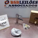 01 TORNEIRA MISTURADOR MARCA PRIZI COM ACESSÓRIOS. (NO ESTADO) ATENÇÃO! FAZER A VISITAÇÃO ANTES DE ARREMATAR, NÃO SABEMOS SE FUNCIONA, LEILÃO NÃO TEM GARANTIA E NEM DEVOLUÇÃO, SUJEITO A POSSÍVEIS AVARIAS VISÍVEIS/OCULTAS E/OU AUSÊNCIA DE COMPONENTES.