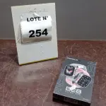 01 SMART WATCH BENEDO BE8 ULTRA MINI NA COR PRETO. (NO ESTADO, NÃO SABEMOS SE FUNCIONA. LEILÃO NÃO TEM GARANTIA E NEM DEVOLUÇÃO, SUJEITO A POSSÍVEIS AVARIAS VISÍVEIS/OCULTAS E/OU AUSÊNCIA DE COMPONENTES)