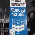 01 PLACA COM SUPORTE PARA ÁLCOOL EM GEL. (NO ESTADO) ATENÇÃO! FAZER A VISITAÇÃO ANTES DE ARREMATAR, NÃO SABEMOS SE FUNCIONA, LEILÃO NÃO TEM GARANTIA E NEM DEVOLUÇÃO, SUJEITO A POSSÍVEIS AVARIAS VISÍVEIS/OCULTAS E/OU AUSÊNCIA DE COMPONENTES.