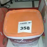 01 BALDE DE TINTA ECONÔMICA SEMIBRILHO PARA INTERIORES E EXTERIORES DE 16L NA COR BRANCO NEVE MARCA RENOCRIL. (NO ESTADO) ATENÇÃO! FAZER A VISITAÇÃO ANTES DE ARREMATAR, NÃO SABEMOS SE FUNCIONA, LEILÃO NÃO TEM GARANTIA E NEM DEVOLUÇÃO, SUJEITO A POSSÍVEIS AVARIAS VISÍVEIS/OCULTAS E/OU AUSÊNCIA DE COMPONENTES.