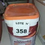 01 BALDE DE TINTA ECONÔMICA SEMIBRILHO PARA INTERIORES E EXTERIORES DE 16L NA COR BRANCO NEVE MARCA RENOCRIL. (NO ESTADO) ATENÇÃO! FAZER A VISITAÇÃO ANTES DE ARREMATAR, NÃO SABEMOS SE FUNCIONA, LEILÃO NÃO TEM GARANTIA E NEM DEVOLUÇÃO, SUJEITO A POSSÍVEIS AVARIAS VISÍVEIS/OCULTAS E/OU AUSÊNCIA DE COMPONENTES.