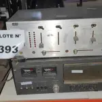   01 STEREO MIXER CCE DX6060 E 01 TAPE DECK GRADIENTE CD 5500 (NO ESTADO) ATENÇÃO! FAZER A VISITAÇÃO ANTES DE ARREMATAR, NÃO SABEMOS SE FUNCIONA, LEILÃO NÃO TEM GARANTIA E NEM DEVOLUÇÃO, SUJEITO A POSSÍVEIS AVARIAS VISÍVEIS/OCULTAS E/OU AUSÊNCIA DE COMPONENTES.