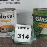 01 LATA DE TINTA ACRÍLICA STANDARD FOSCO 3,6L INTERIOR/EXTERIOR MARCA GLASURIT E 01 LATA DE TINTA ACRÍLICA FOSCO CAMURÇA 3,6L INTERIOR/EXTERIOR MARCA GLASURIT. (NO ESTADO) ATENÇÃO! FAZER A VISITAÇÃO ANTES DE ARREMATAR, NÃO SABEMOS SE FUNCIONA, LEILÃO NÃO TEM GARANTIA E NEM DEVOLUÇÃO, SUJEITO A POSSÍVEIS AVARIAS VISÍVEIS/OCULTAS E/OU AUSÊNCIA DE COMPONENTES.