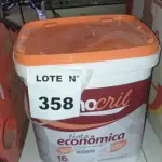 01 BALDE DE TINTA ECONÔMICA SEMIBRILHO PARA INTERIORES E EXTERIORES DE 16L NA COR BRANCO NEVE MARCA RENOCRIL. (NO ESTADO) ATENÇÃO! FAZER A VISITAÇÃO ANTES DE ARREMATAR, NÃO SABEMOS SE FUNCIONA, LEILÃO NÃO TEM GARANTIA E NEM DEVOLUÇÃO, SUJEITO A POSSÍVEIS AVARIAS VISÍVEIS/OCULTAS E/OU AUSÊNCIA DE COMPONENTES.