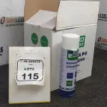 01 CAIXA COM 12 ESPUMAS PU EXPANSIVA DE 500ML CADA MARCA EIXO NOBRE. (NO ESTADO) ATENÇÃO! FAZER A VISITAÇÃO ANTES DE ARREMATAR, NÃO SABEMOS SE FUNCIONA, LEILÃO NÃO TEM GARANTIA E NEM DEVOLUÇÃO, SUJEITO A POSSÍVEIS AVARIAS VISÍVEIS/OCULTAS E/OU AUSÊNCIA DE COMPONENTES.