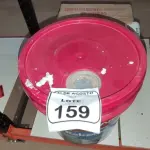 01 BALDE DE TINTA DE ACRÍLICA SUPER PREMIUM 18L NA COR BASE MÉDIA SEMI BRILHO MARCA RENNER.  (NO ESTADO) ATENÇÃO! FAZER A VISITAÇÃO ANTES DE ARREMATAR, NÃO SABEMOS SE FUNCIONA, LEILÃO NÃO TEM GARANTIA E NEM DEVOLUÇÃO, SUJEITO A POSSÍVEIS AVARIAS VISÍVEIS/OCULTAS E/OU AUSÊNCIA DE COMPONENTES.