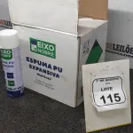 01 CAIXA COM 12 ESPUMAS PU EXPANSIVA DE 500ML CADA MARCA EIXO NOBRE. (NO ESTADO) ATENÇÃO! FAZER A VISITAÇÃO ANTES DE ARREMATAR, NÃO SABEMOS SE FUNCIONA, LEILÃO NÃO TEM GARANTIA E NEM DEVOLUÇÃO, SUJEITO A POSSÍVEIS AVARIAS VISÍVEIS/OCULTAS E/OU AUSÊNCIA DE COMPONENTES.