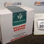 01 CAIXA COM 24 SILICONES ACÉTICO INCOLOR DE 240G CADA MARCA MONUMENTAL. (NO ESTADO) ATENÇÃO! FAZER A VISITAÇÃO ANTES DE ARREMATAR, NÃO SABEMOS SE FUNCIONA, LEILÃO NÃO TEM GARANTIA E NEM DEVOLUÇÃO, SUJEITO A POSSÍVEIS AVARIAS VISÍVEIS/OCULTAS E/OU AUSÊNCIA DE COMPONENTES.