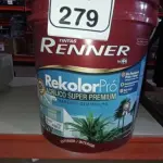 01 BALDE DE TINTA DE ACRÍLICA SUPER PREMIUM 16L NA COR BASE INTENSA SEMI BRILHO MARCA RENNER.  (NO ESTADO) ATENÇÃO! FAZER A VISITAÇÃO ANTES DE ARREMATAR, NÃO SABEMOS SE FUNCIONA, LEILÃO NÃO TEM GARANTIA E NEM DEVOLUÇÃO, SUJEITO A POSSÍVEIS AVARIAS VISÍVEIS/OCULTAS E/OU AUSÊNCIA DE COMPONENTES.