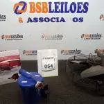 01 MOTOR VENTILADOR AXIAL E 01 BOMBA DE PRESSURIZAÇÃO. (NO ESTADO) ATENÇÃO! FAZER A VISITAÇÃO ANTES DE ARREMATAR, NÃO SABEMOS SE FUNCIONA, LEILÃO NÃO TEM GARANTIA E NEM DEVOLUÇÃO, SUJEITO A POSSÍVEIS AVARIAS VISÍVEIS/OCULTAS E/OU AUSÊNCIA DE COMPONENTES.
